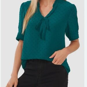 Elegant Green Women's Top